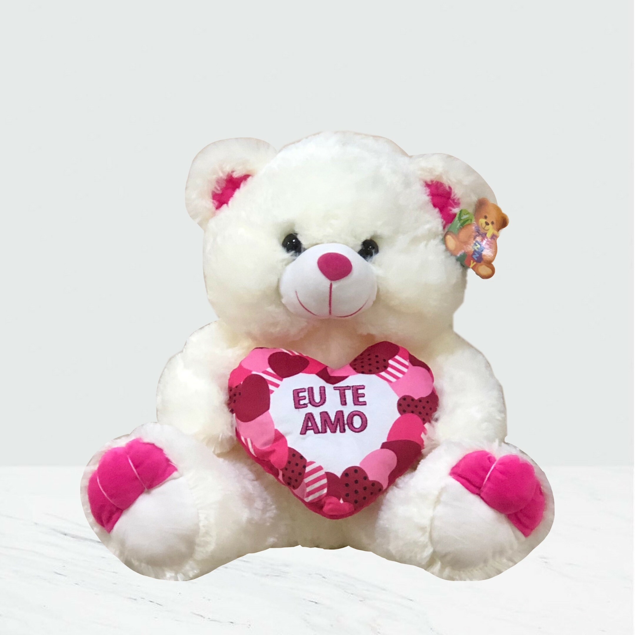 Urso de pelucia eu te amo clearance