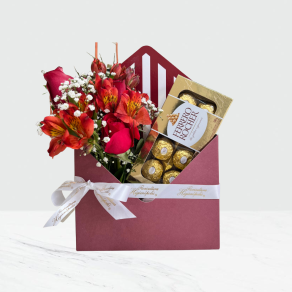 ROSAS E CHOCOLATE BOX 604