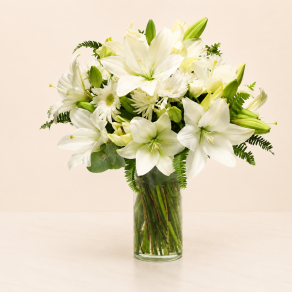 BUQUÊ  DE FLORES BRANCAS  TUTTI BIANCO B 213