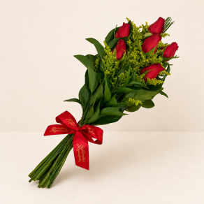 BUQUÊ COM ROSAS NACIONAIS MIMO  B 444