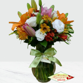 BUQUÊ  MIX DE FLORES  NOBRES B 651