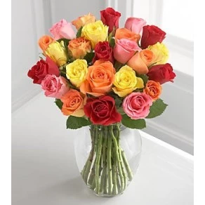 BUQUÊ COM ROSAS COLORIDAS B 512
